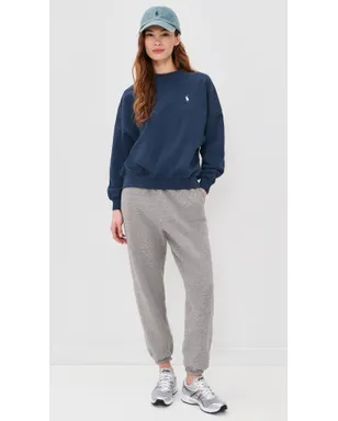 Polo Ralph Lauren ヴィンテージ フリースニット ロングスリーブ クルーネック Newport Navy - サムネイル5