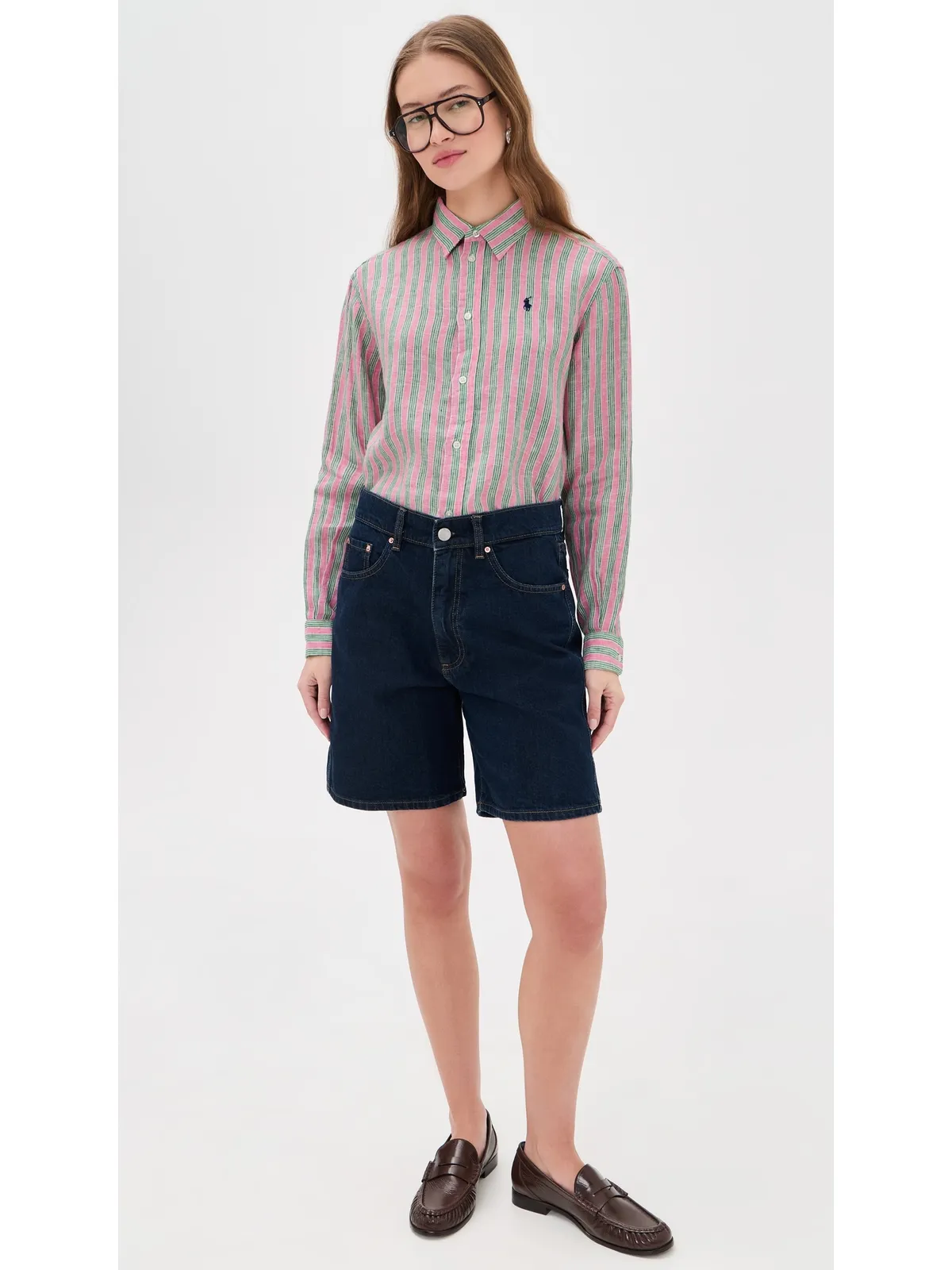 Polo Ralph Lauren ボタンダウンシャツ リネン ロングスリーブ - 画像5