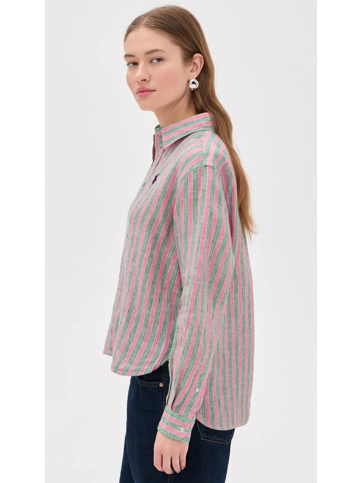 Polo Ralph Lauren ボタンダウンシャツ リネン ロングスリーブ - 画像4