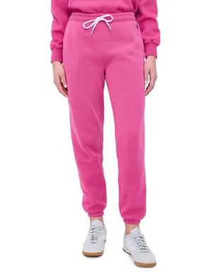 Polo Ralph Lauren アークティック フリースニット アンクル丈ジョガーパンツ アクセント ピンク M - サムネイル1