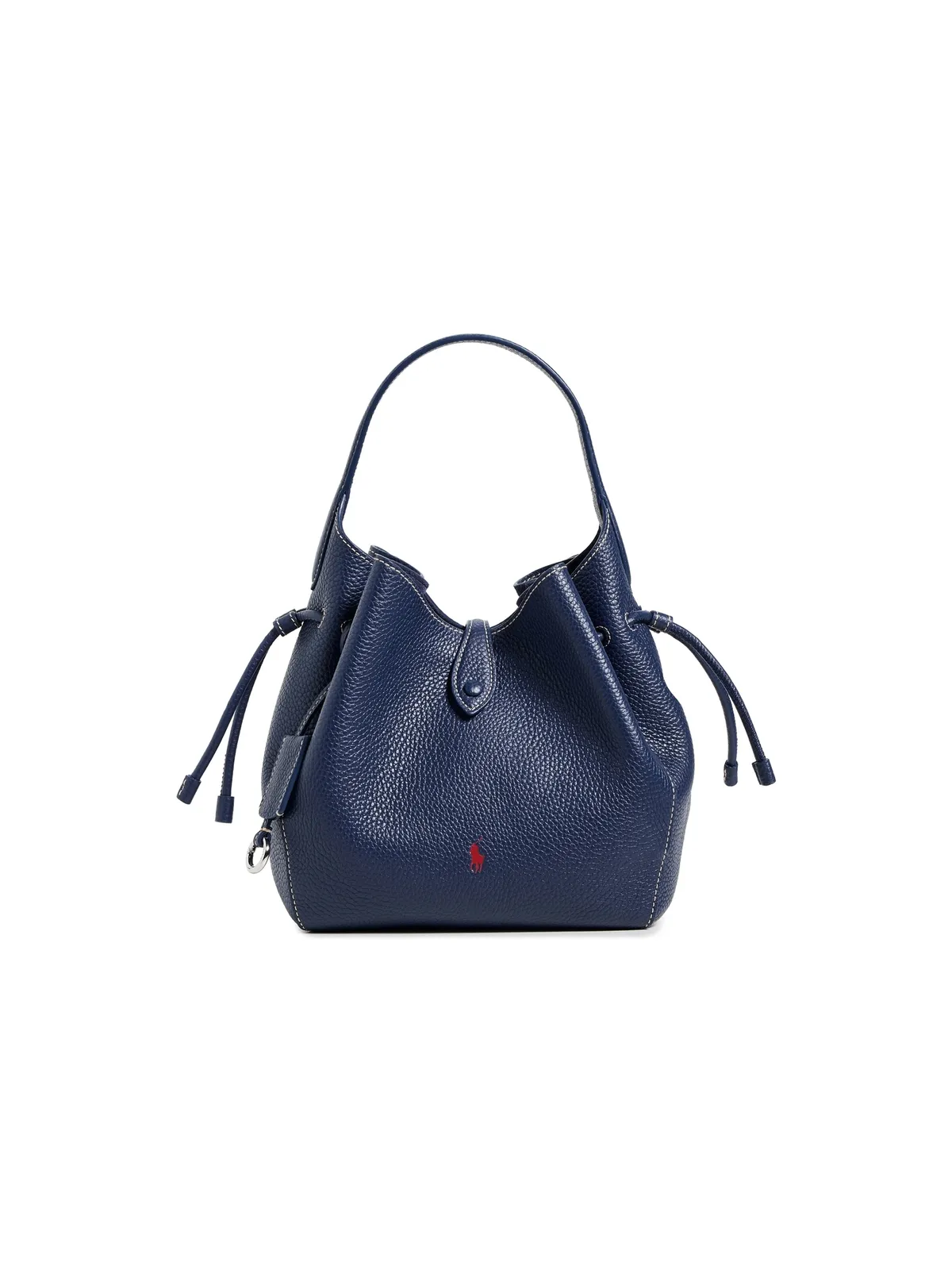 Polo Ralph Lauren シャイニー ドラム ペブル クロスボディ バケットバッグ（インク） - 画像1