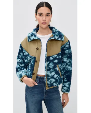 Polo Ralph Lauren ジャカードニット ロングスリーブ ファネルネック ジャケット タイダイ柄 - サムネイル2