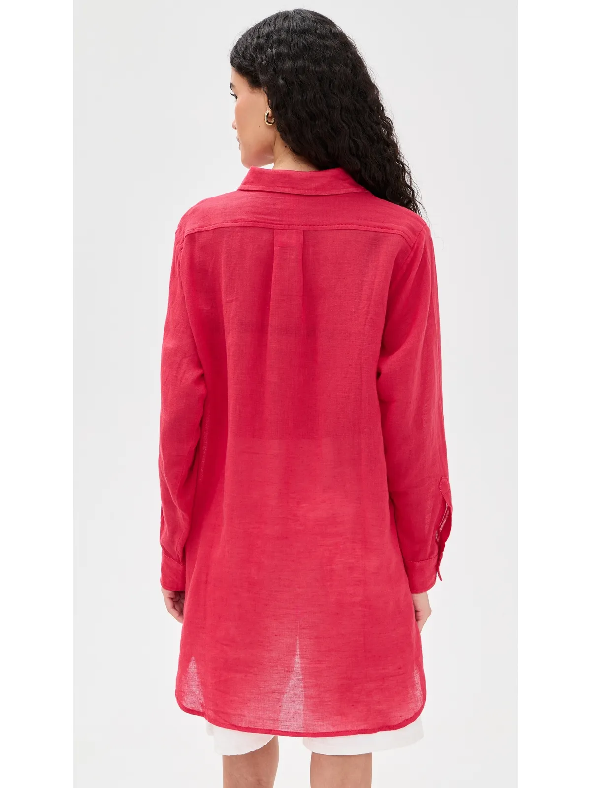 Polo Ralph Lauren ボーイフレンドシャツ Cruise Red - 画像4