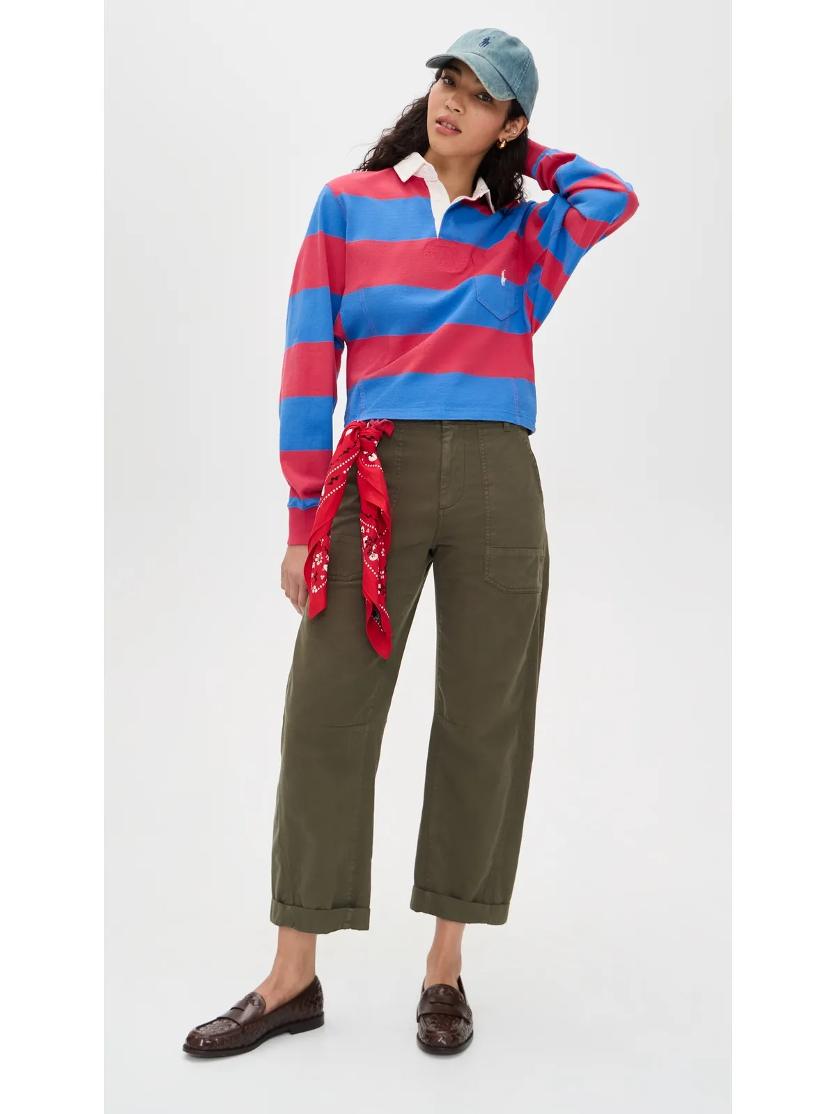 Polo Ralph Lauren ジャージー長袖ポロシャツ - 画像5
