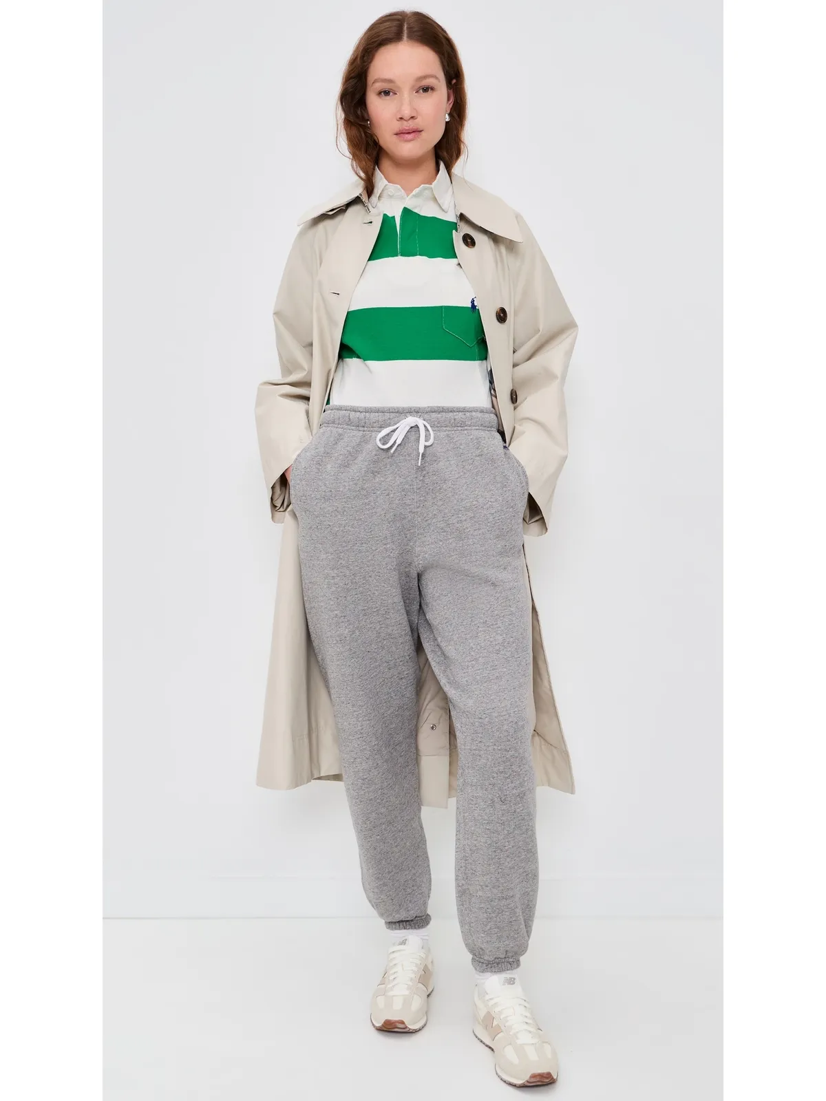 Polo Ralph Lauren ジャージー ポロトップ ビリヤードグリーン/デックウォッシュホワイト - 画像5
