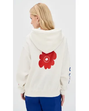 Polo Ralph Lauren アークティックフリースニット長袖フーディー ウォームホワイト - サムネイル3