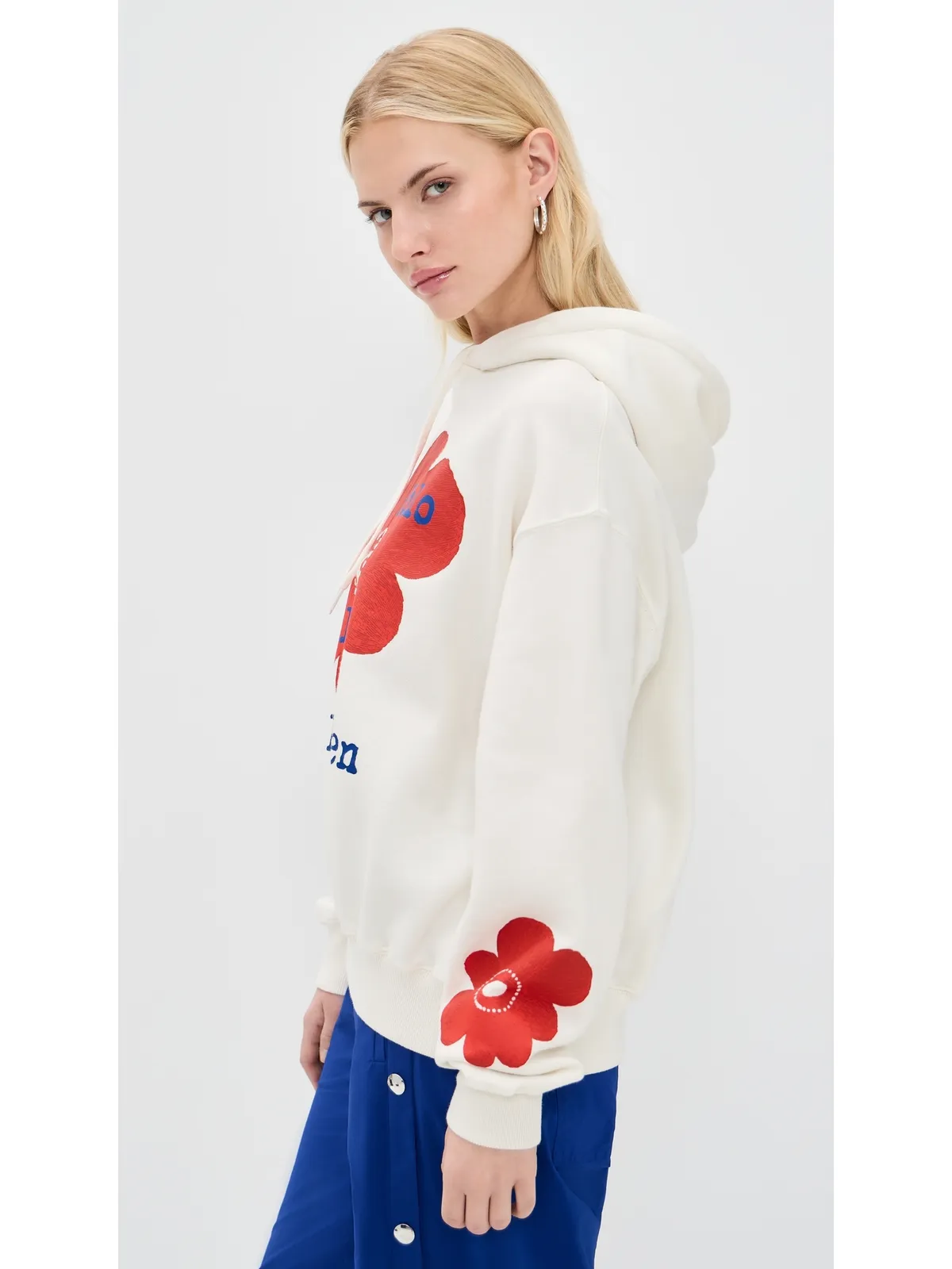 Polo Ralph Lauren アークティックフリースニット長袖フーディー ウォームホワイト - 画像4