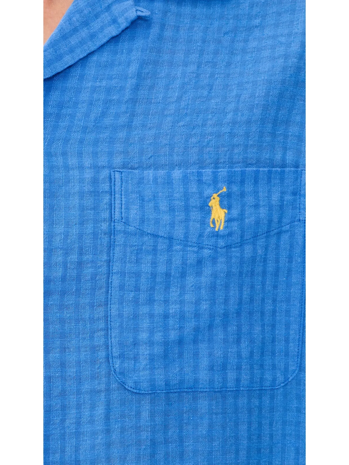 Polo Ralph Lauren 半袖シアサッカーリネン シャツ - 画像6