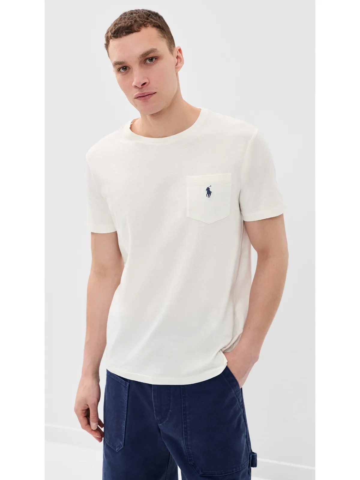 Polo Ralph Lauren コットンリネン Tシャツ ネヴィス M - 画像2