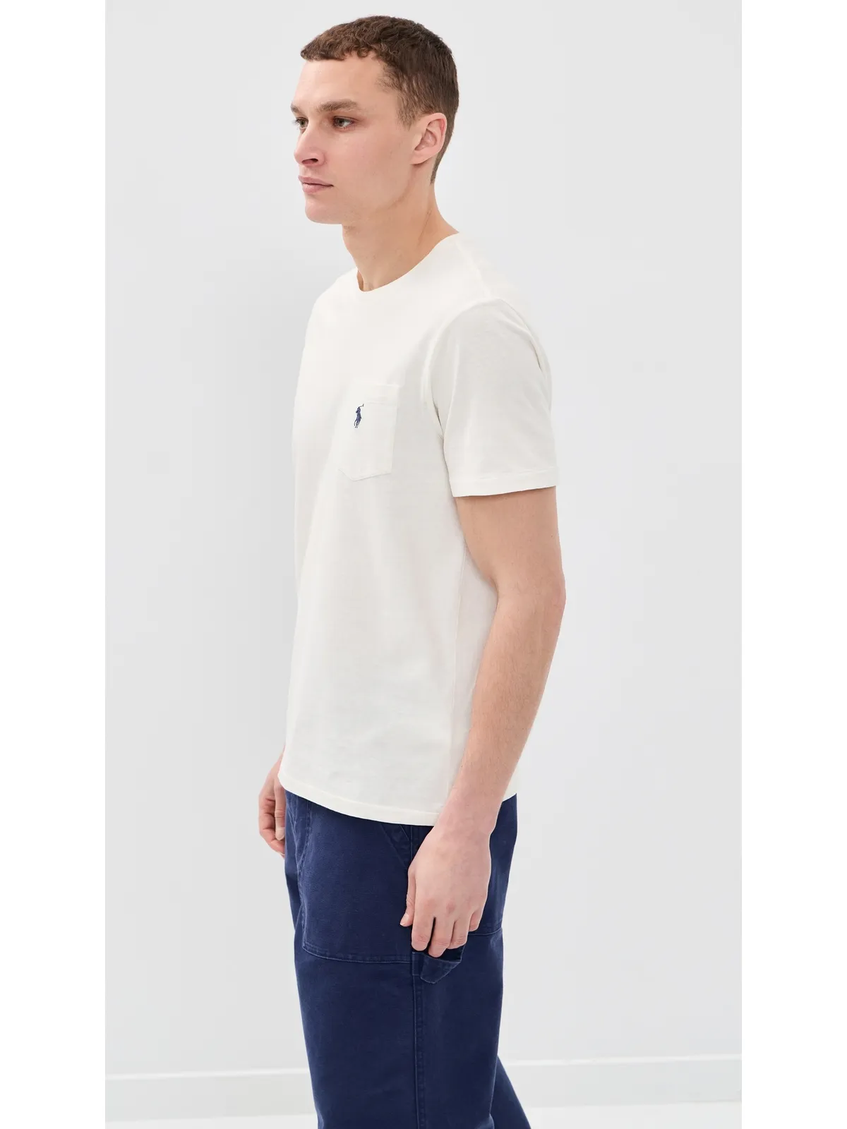Polo Ralph Lauren コットンリネン Tシャツ ネヴィス M - 画像4