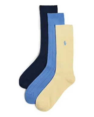 Polo Ralph Lauren コットンリブソックス 3足セット - サムネイル1