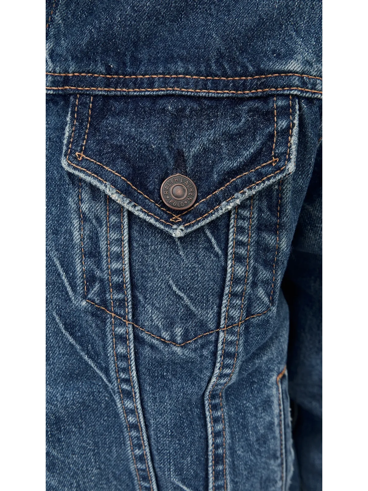 Polo Ralph Lauren 3x1リジッドデニムクラシックトラッカージャケット Meuse Wash - 画像6