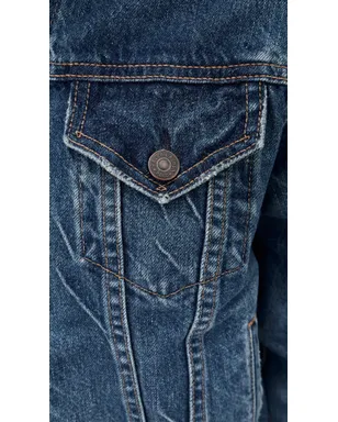 Polo Ralph Lauren 3x1リジッドデニムクラシックトラッカージャケット Meuse Wash - サムネイル6