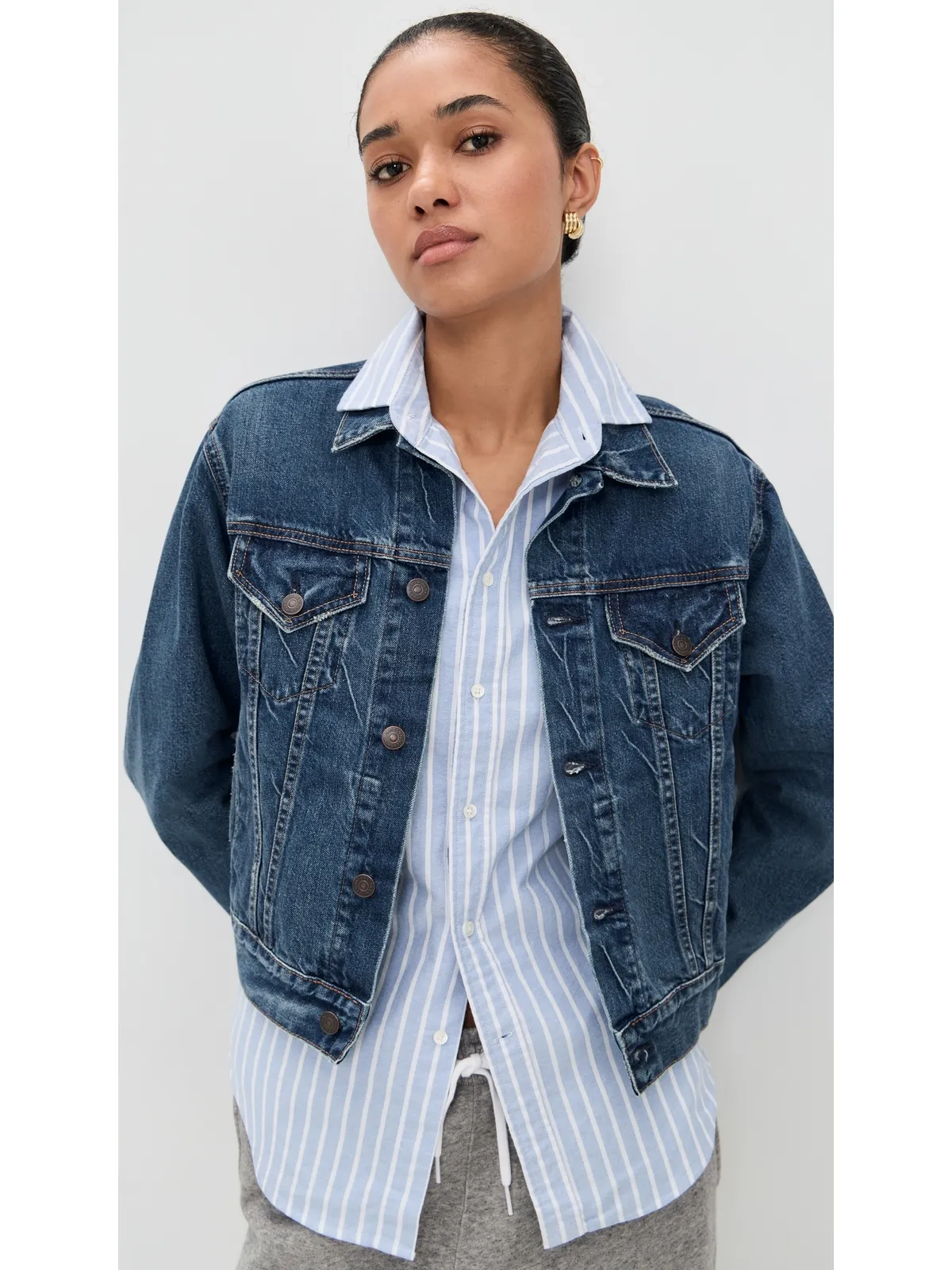 Polo Ralph Lauren 3x1リジッドデニムクラシックトラッカージャケット Meuse Wash - 画像2