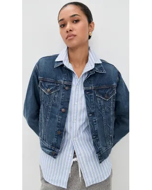 Polo Ralph Lauren 3x1リジッドデニムクラシックトラッカージャケット Meuse Wash - サムネイル2