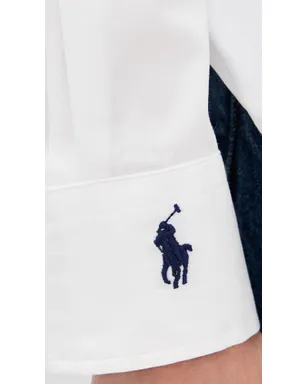Polo Ralph Lauren コットン長袖ボタンダウンシャツ ホワイト - サムネイル6