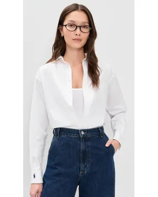 Polo Ralph Lauren コットン長袖ボタンダウンシャツ ホワイト - サムネイル2