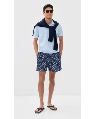 Polo Ralph Lauren プリント トラベラースイムトランクス ブルーポロパームス柄 - サムネイル5