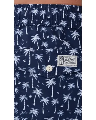 Polo Ralph Lauren プリント トラベラースイムトランクス ブルーポロパームス柄 - サムネイル6