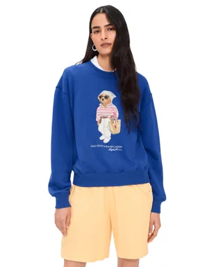 Polo Ralph Lauren サマー ベアー スウェットシャツ ガラブルー - サムネイル1