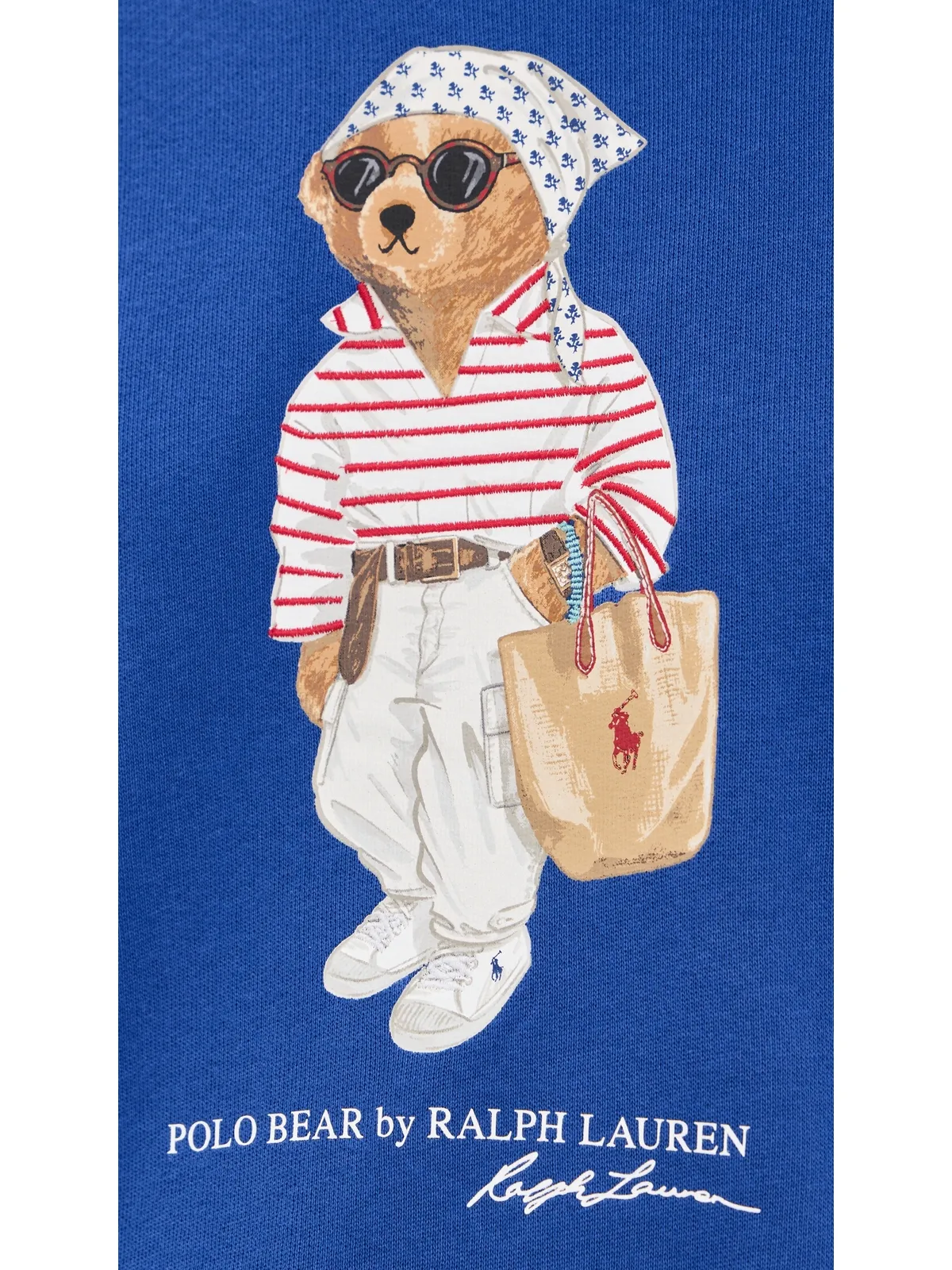 Polo Ralph Lauren サマー ベアー スウェットシャツ ガラブルー - 画像6