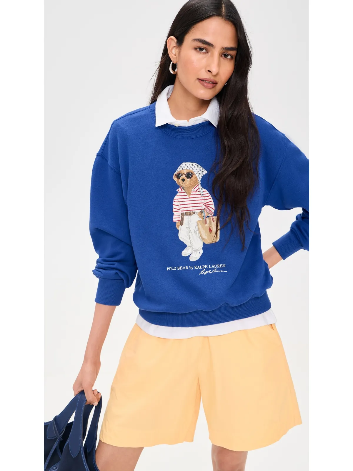 Polo Ralph Lauren サマー ベアー スウェットシャツ ガラブルー - 画像2