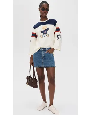 Polo Ralph Lauren ポロベア ジャージー ホワイト/ネイビー - サムネイル5