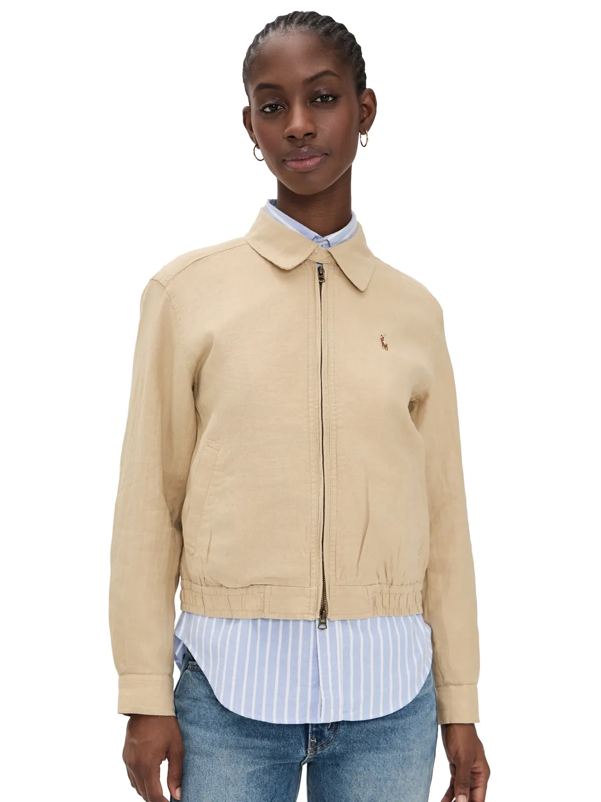 Polo Ralph Lauren リネンジャケット タン - 画像1