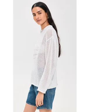 Polo Ralph Lauren トーンオントーン旗柄セーター ホワイト系マルチカラー - サムネイル4