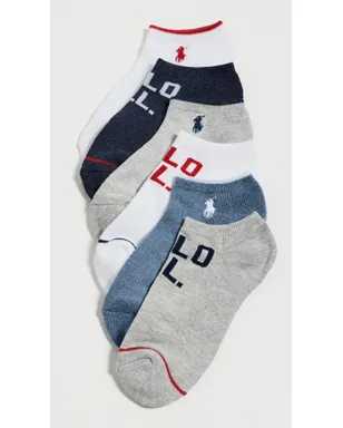 Polo Ralph Lauren ロー カットソックス 6足パック デニム アソート - サムネイル2