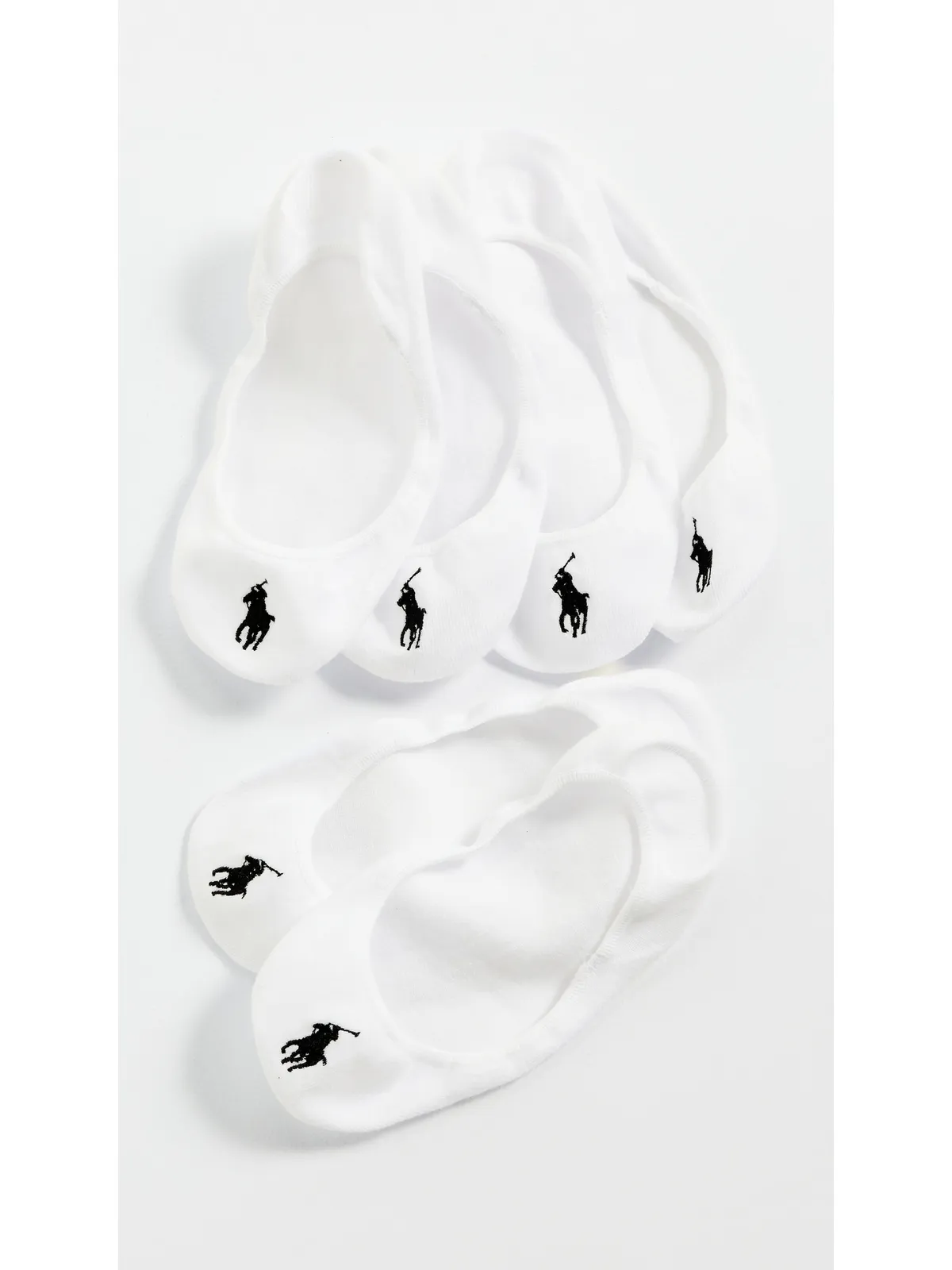 Polo Ralph Lauren ウルトラローライナーソックス 3足パック ホワイト ワンサイズ - 画像2