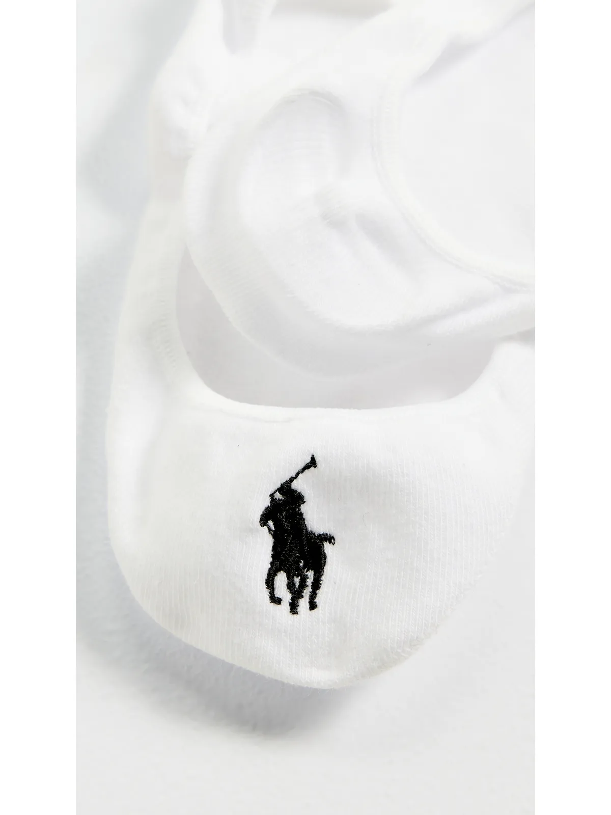 Polo Ralph Lauren ウルトラローライナーソックス 3足パック ホワイト ワンサイズ - 画像3