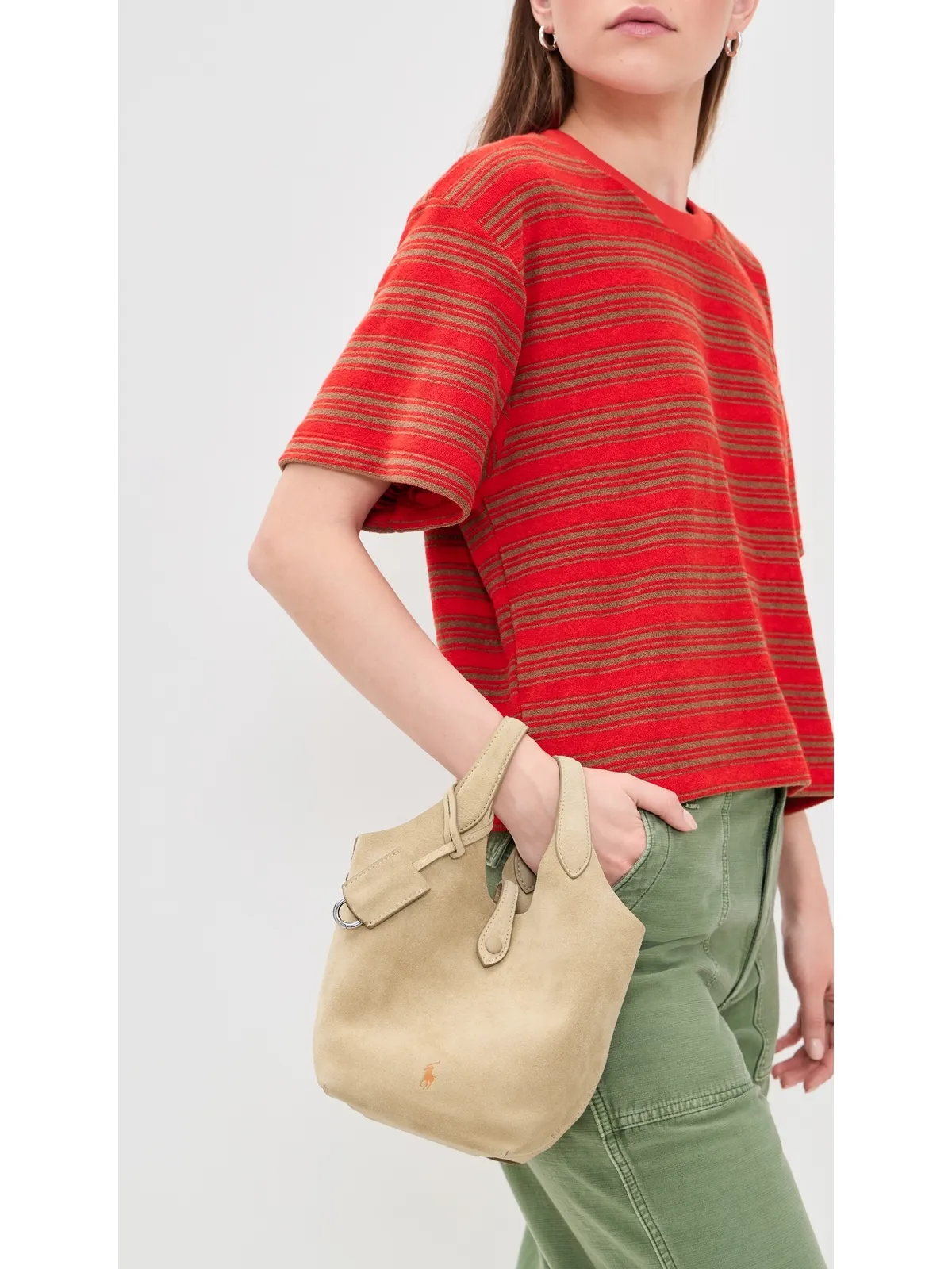 Polo Ralph Lauren スエード クロスボディバッグ - 画像3