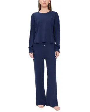 Polo Ralph Lauren クルーネック ワイドレッグパンツ パジャマセット - サムネイル1