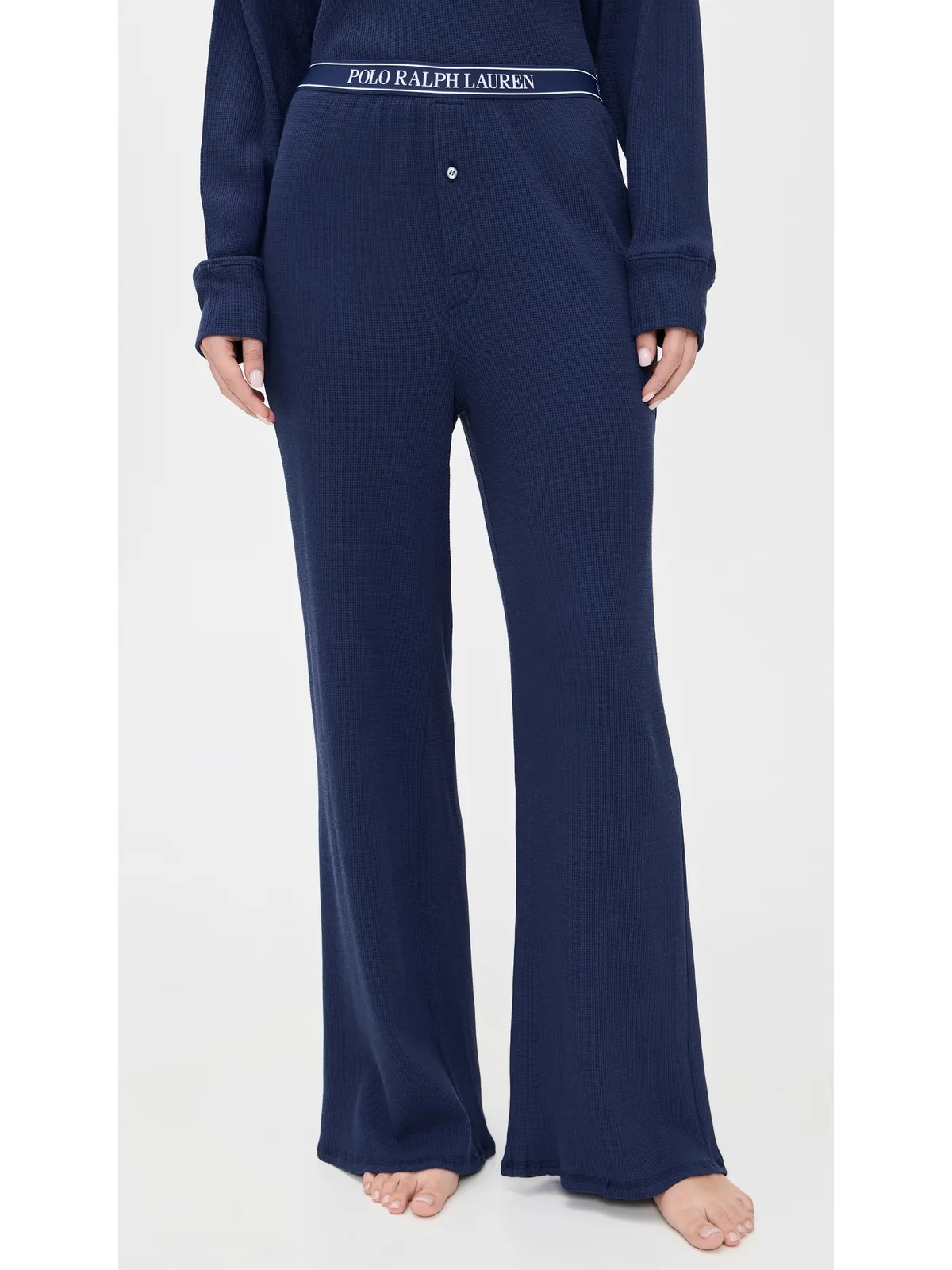Polo Ralph Lauren クルーネック ワイドレッグパンツ パジャマセット - 画像5