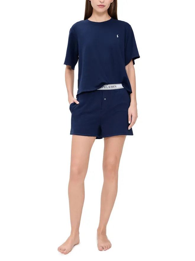 Polo Ralph Lauren Polo Ralph Lauren ショートスリーブ パジャマセット ネイビー Mの商品画像
