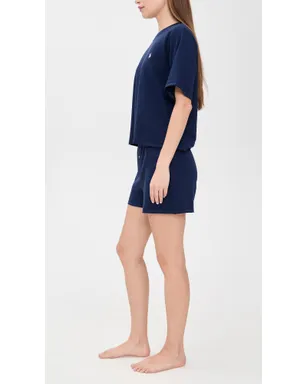 Polo Ralph Lauren ショートスリーブ パジャマセット ネイビー M - サムネイル4