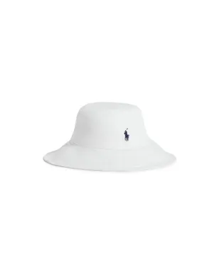 Polo Ralph Lauren リネン日よけ帽子 デックウォッシュ ホワイト - サムネイル1