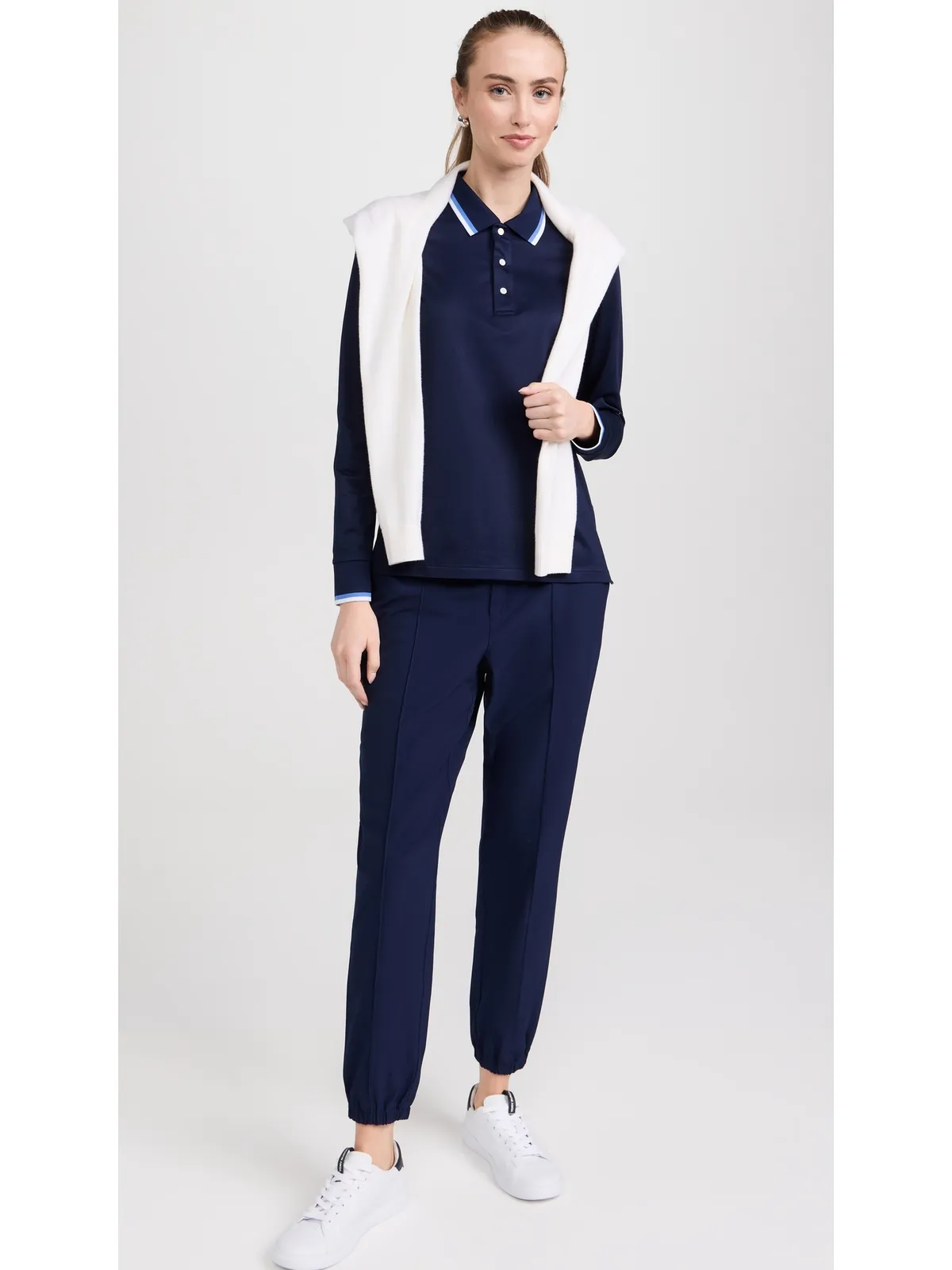 RLX Ralph Lauren Tissue Weight 4-Way Stretch Joggers Refined Navy M - 画像5