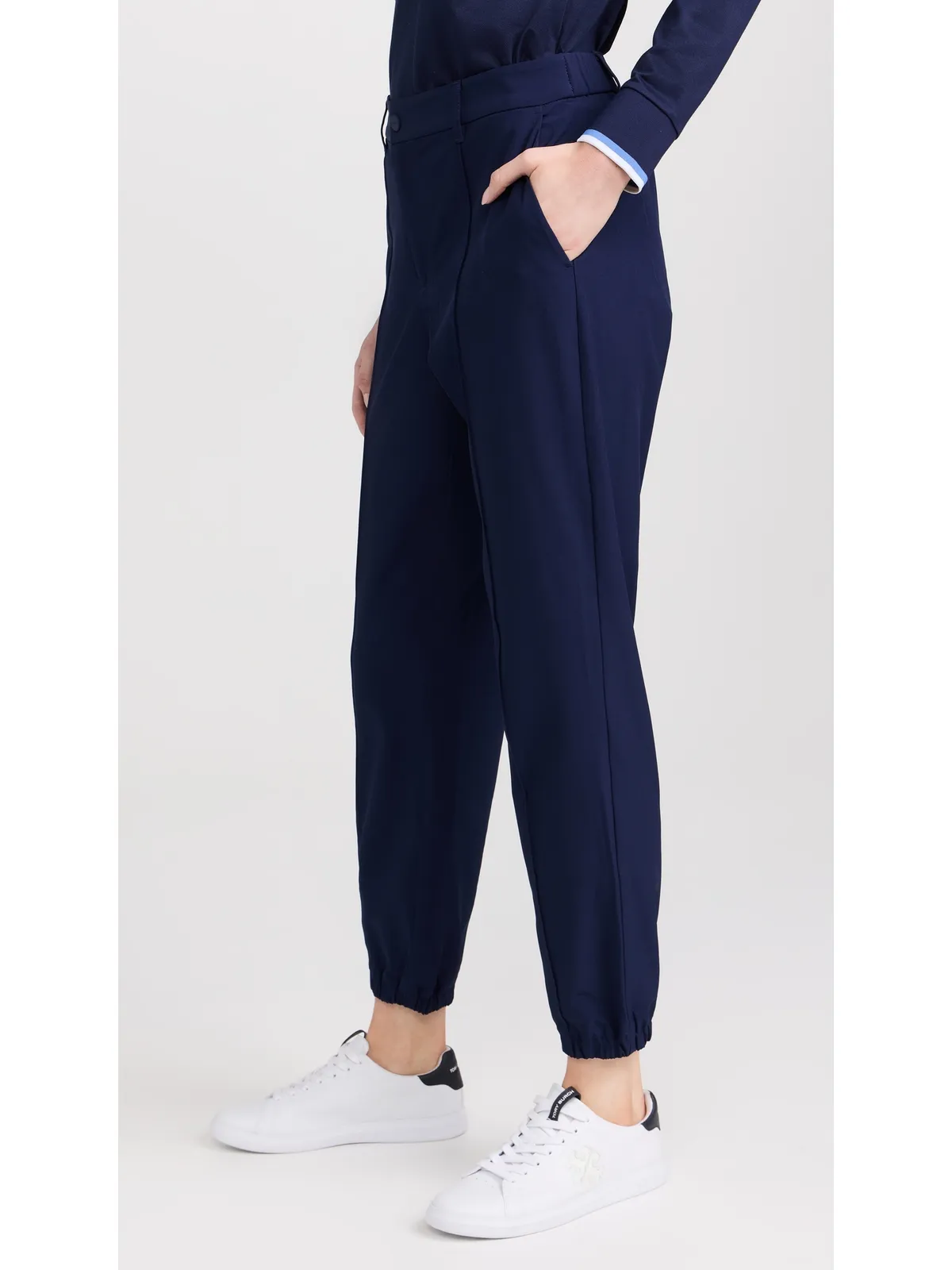 RLX Ralph Lauren Tissue Weight 4-Way Stretch Joggers Refined Navy M - 画像4