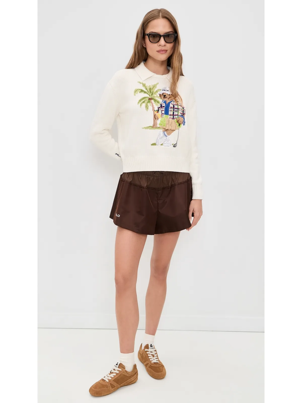 RLX Ralph Lauren ポロベア レイヤードカラー プルオーバー - 画像5
