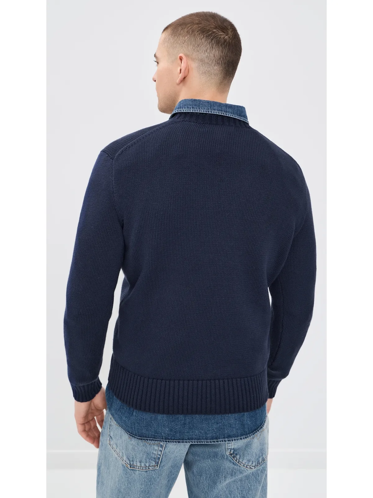 RLX Ralph Lauren コットン クールマックス ノベルティベア セーター - 画像3