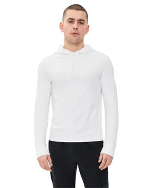 RLX Ralph Lauren ロングスリーブ テック ワッフルニット フーディ セラミックホワイト - サムネイル1