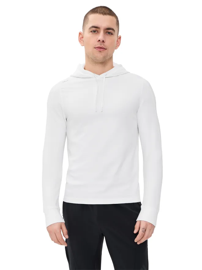 RLX Ralph Lauren RLX Ralph Lauren ロングスリーブ テック ワッフルニット フーディ セラミックホワイトの商品画像