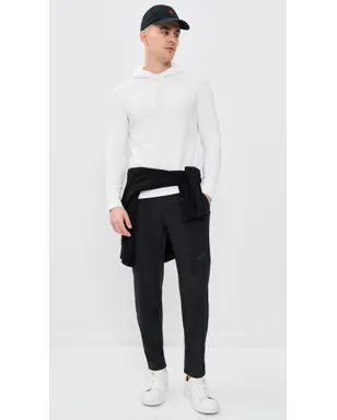 RLX Ralph Lauren ロングスリーブ テック ワッフルニット フーディ セラミックホワイト - サムネイル5