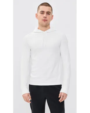 RLX Ralph Lauren ロングスリーブ テック ワッフルニット フーディ セラミックホワイト - サムネイル2