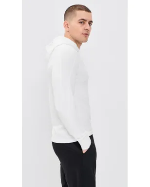 RLX Ralph Lauren ロングスリーブ テック ワッフルニット フーディ セラミックホワイト - サムネイル4