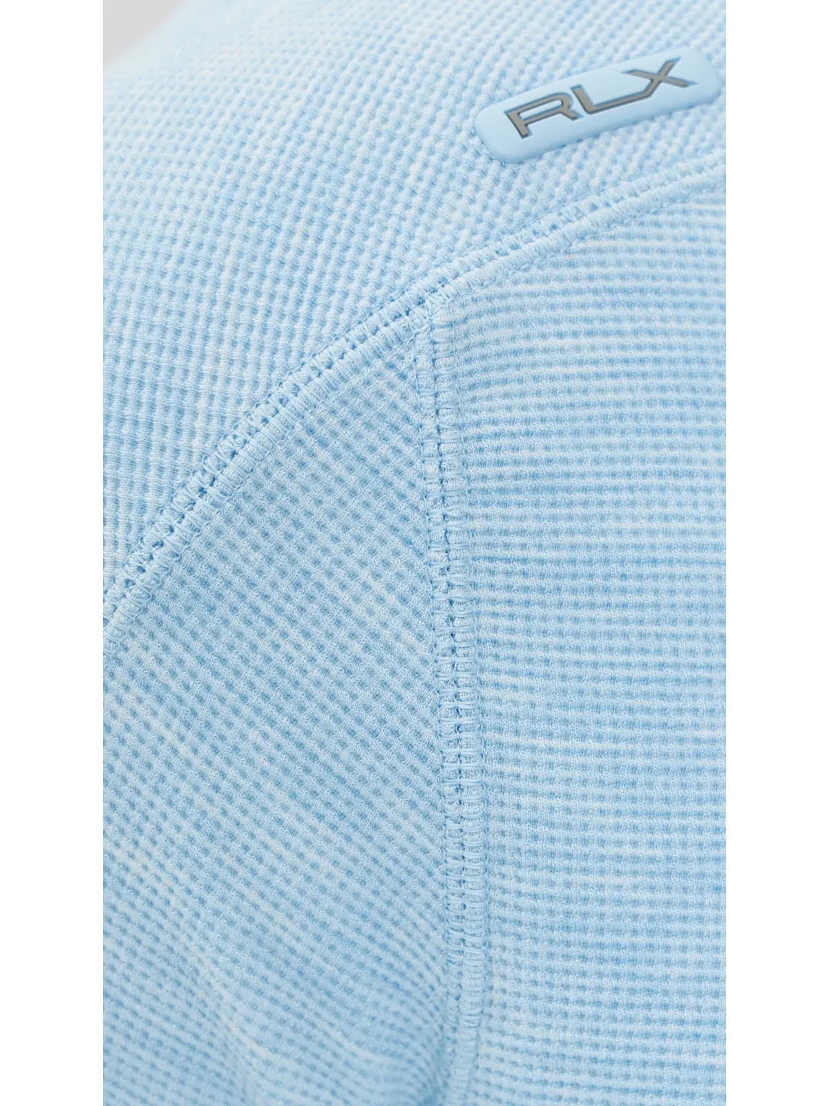 RLX Ralph Lauren テック ワッフルニット フーディ オフィス ブルー ヘザー - 画像6