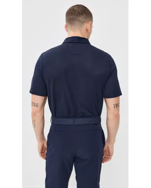 RLX Ralph Lauren ソリッドツアー ピケポロシャツ ネイビー - サムネイル3