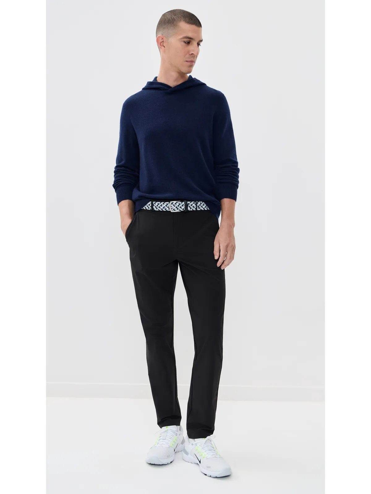 RLX Ralph Lauren 洗えるカシミヤセーター フーディ - 画像5